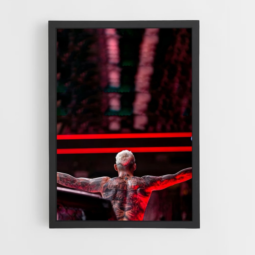 Poster La Voix de Champion – affiche MMA (vue 2)